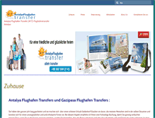 Tablet Screenshot of antalya-havalimanitransfer.com